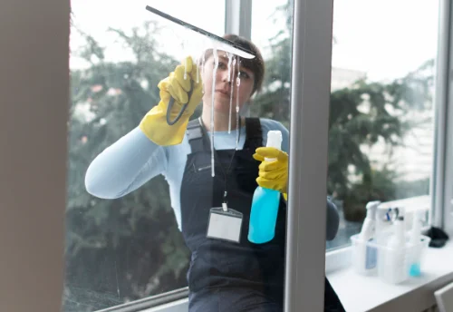 Nettoyage de vitres intérieures et extérieures à Meslay